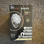 360 5-IN-1 Shaving Kit Electric Rotary Shaver YK-312 Black Silver Facial Brush. Fixed Price $30.00.