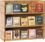 X-cosrack Bamboo Tea Bag Organizer Storage Box, 3 Tier Stackable. Fixed Price $52.99.