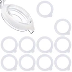 Savita 10 Pcs Silicone Replacement Gaskets, 3.75 Inch Seals White. Fixed Price $11.56.
