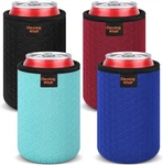 Desing Wish Can Cooler Standard 12OZ, Neoprene Red/black/blue/cyan. Fixed Price $14.99.