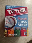 Tattler Canning Lids And Rings 12 Reusable Regular Mouth Made. Fixed Price $19.86.