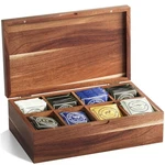 Danfoxer Acacia Wood Tea Bag Organizers, And Sugar Eight Grids, Brown. Fixed Price $48.99.