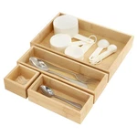 Megachef 4 Piece Bamboo Storage And Organization Trays. Fixed Price $51.05.