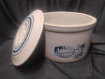 Park & Pollard Over - Crock Boston Stoneware Rare Original Lid. Fixed Price $179.99.