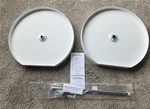 Rev-a-shelf 7012-20-11-52 20" Dual Shaped Lazy Susan White. Fixed Price $30.00.