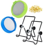 Lulonpon Sprouting Lids Kit For Wide Mouth Mason Jars With Stand. Fixed Price $16.94.