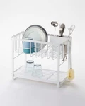 Yamazaki Home Tower Two-tier Wire Kitchen Dish Rack. Fixed Price $84.00.