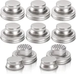 Lyellfe 8 Pack Mason Jar Shaker Lids, Stainless Steel For Silver. Fixed Price $19.38.