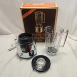 Vtg Mcm Hamilton Beach Cookbook Blender Model 219C Chrome W/ Pitcher Lid & Box. Fixed Price $134.96.