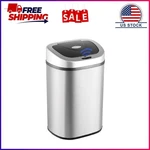 Nine Stars Automatic Kitchen Trash Can, 21 Gallon Stainless Steel, Motion Sensor. Fixed Price $80.99.