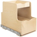 15" Wood Double Drawer Cookware Rollout - Hardware For Kitchen & Bath. Fixed Price $597.83.