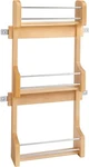 Rev-a-shelf 15" 3 Tiered Pantry Storage Spice Seasoning Rack Maple Wood, 4SR-15. Fixed Price $61.99.