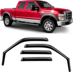 Voron Glass In-channel Extra Durable Rain Guards For F250 99-16, Black. Fixed Price $86.81.