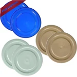 Luminarc International 6 Working Glass Assorted Lids, Multi Color. Fixed Price $11.80.