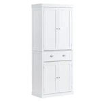 Vevor 72" Kitchen Pantry Storage Tall Cabinet 4 Doors 3 Adjustable Shelves. Fixed Price $206.99.