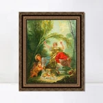 Framed Canvas Art Giclee Print The See By Jean Honore Fragonard Home Decorations. Fixed Price $89.69.