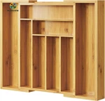 Bamboo Expandable Silverware Drawer Organizer, Adjustable Kitchen Utensil Tray F. Fixed Price $43.33.
