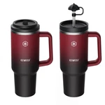 Icewater 40 Oz Tumbler With 2 Lids (flip & Standard STRAW),100% Leak Proof In.... Fixed Price $48.55.