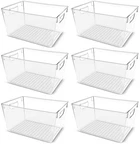 Utopia Kitchen Clear Pantry Organizers And Storage Bins 6 Pack, Large S.... Fixed Price $38.17.
