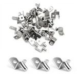 55PCS 6MM Siliver Shelf Pegs L-shaped Cabinet Support Pins Bracket Style Clip.... Fixed Price $12.57.
