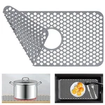 Kitchen Sink Protectors, 24X12 Heat Resistant Mat For Stainless/porcelain Sin.... Fixed Price $32.58.