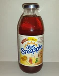 Rare! 2021 Snapple Glass Bottle - Diet Half N' Lemon Tea! 1X Full 16 Oz. Fixed Price $34.99.