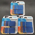 Lot Of Pakkawood Island Bamboo Bag Snack Chip Clips Rainbow Blue. Fixed Price $14.95.