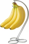 Bnyd Banana Holder Stand For Kitchen Counter, Chrome Hanger With Hook, Fr. Fixed Price $22.99.