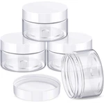 Patelai 4 Pieces Round Wide-mouth Leak Proof Plastic Container Jars With Lids Fo. Fixed Price $13.28.
