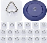 Accencyc Wall Hangers 20 Pack - Vertical Plate Holders, Adhesive Clear. Fixed Price $12.93.