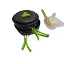Camping Cookware Mess Kit For Backpacking Gear 8 Pc Cooking Set. Fixed Price $14.15.