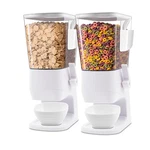 Zeadesign Cereal Dispenser Countertop 2PCS, 3.2L Containers Storage Snack. Fixed Price $55.69.