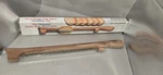 Fiddle Bow Bread Knife Cherry Handle Handmade Mountain Woods Original Box. Fixed Price $14.95.