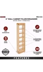 Rev-a-shelf 432-WF39-6C Wood Classics 6"W Upper Cabinet Wall Maple. Fixed Price $157.24.