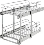 Rev-a-shelf 5WB2-1222-1 Classic 11-3/4"W Two Tier Bottom Mount Chrome. Fixed Price $146.82.