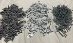 150 Closetmaid Metal Shelf Clips For Wire Shelving #75615 & 300 Anchors, Scr. Fixed Price $16.99.