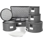Storagelab China Set, Hard Shell And Stackable, For Dinnerware. Fixed Price $93.67.