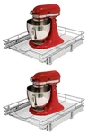 Dindon Pull Out Cabinet Organizer, (17" W X 21" D) Heavy-duty Metal Sliding D.... Fixed Price $102.42.