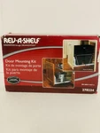 Rev-a-shelf RV-DM17 Door Mounting Kit 278234 Adjustable Silver New Open Box. Fixed Price $24.99.