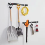 Rubbermaid Garage Fasttrack 8-PIECE Small Kit, Black/grey. Fixed Price $36.00.