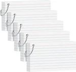 White Index Inch With Ring Lined Flashcards 3X5,. Fixed Price $10.52.