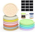 Sophico Oui Yogurt Jar Lids Silicone, 12 Pack Leak Proof Covers Fit STYLE1. Fixed Price $14.52.