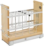 Rev-a-shelf 447-BCSC-8C Wood Classics 8-11/16"W Pull Out Base Maple. Fixed Price $392.99.