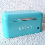 Now Designs Turquoise Metal Bread Box Retro Farmhouse Kitchen Storage Bin. Fixed Price $36.21.