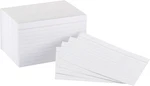 Heavy Weight Ruled Index Cards For Studying And Note Taking, White, 3" 5", 300. Fixed Price $10.99.