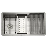 Nantucket SR-PS-3620-OSD Kitchen Prep Station Sink Offset Drain Stainless Steel. Fixed Price $823.99.