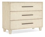 Hooker Furniture 628-85652 Melange 42"W 3 Drawer Maple Veneer Textured Creme /. Fixed Price $1000.00.