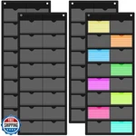 Amazingspark 4 Pack 3'' 5'' Index Card Holder Sleeve 16 Slot Plastic Organi. Fixed Price $34.99.