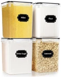 4 Pack Large Airtight Food Storage Containers With Lids (5.2L / 176OZ), Bpa F.... Fixed Price $42.00.