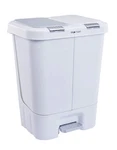 40L Dual Trash Can, Push And Step Top, Slow Close Lid With Removable Bins.... Fixed Price $75.20.